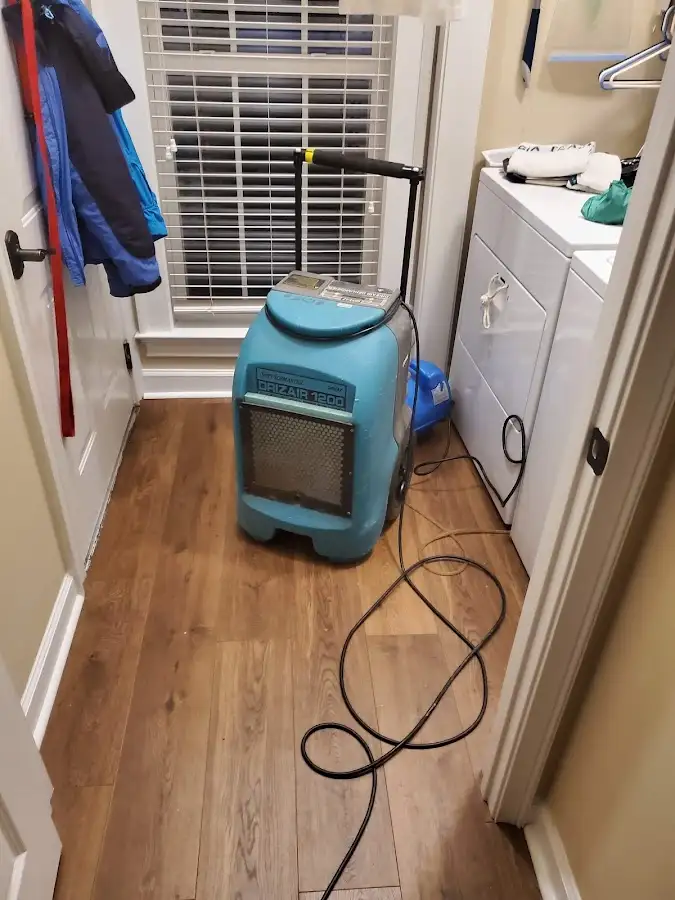 Commercial dehumidifier deployed for Flood Damage Cleanup in Ranchettes