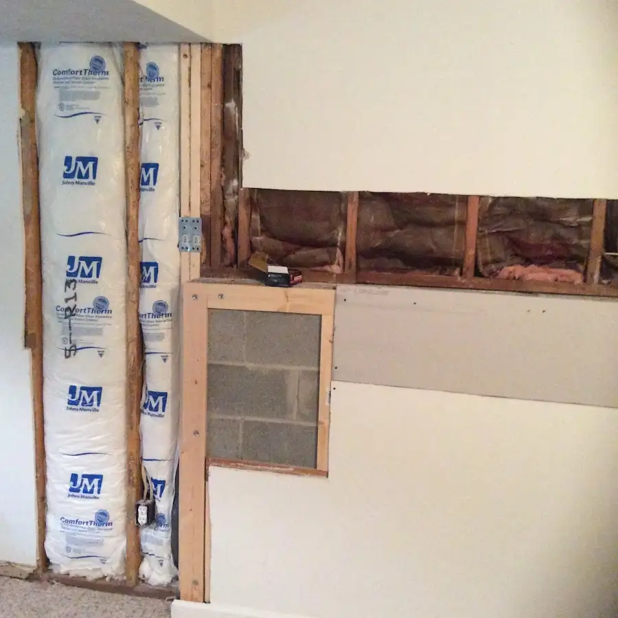 Wall insulation replacement during Contents Cleaning & Restoration in Ranchettes